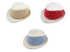Sombrero de paja infantil de verano con corazón