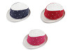 Children's summer hat / straw hat, heart