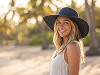 Women's summer hat / straw hat