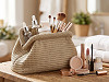Borsa / pochette cosmetica, con clip, dimensioni: 32 x 23 cm