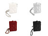 Quilted neck wallet / card holder 8x11 cm