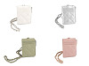 Quilted neck wallet / card holder 8x11 cm