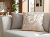 Embroidered flower pillowcase 44x44 cm