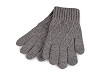 Women's knitted touch gloves