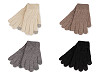 Women's knitted touch gloves