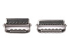 Cursor/ajustador con dientes para tirantes, ancho 20; 24; 30; 40 mm