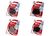 Crochets et œillets, tailles 15 + 14 ; 13 + 12 ; 12 + 20 ; 10 + 8 mm