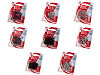 Ganci e occhielli, dimensioni: 15+14; 13+12; 12+20; 10+8 mm