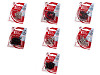 Ganci e occhielli, dimensioni: 15+14; 13+12; 12+20; 10+8 mm