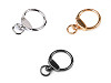 Metal Round Swivel Clasp / Carabiner, 10 mm