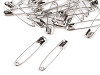 Safety Pins, length 45 mm, in bulk