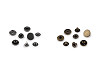 Metal snaps Ø15 mm for medium-thick fabrics, made of stainless steel