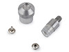 Dies mold for double-sided hollow rivets Ø10 mm