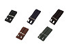 Bretelle per pantaloni, larghezza: 3,5 cm, lunghezza: 125 cm, motivo a X sul retro