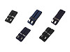 Bretelle per pantaloni, larghezza: 3,5 cm, lunghezza: 125 cm, motivo a X sul retro