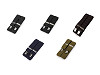 Bretelle per pantaloni, larghezza: 3,5 cm, lunghezza: 125 cm, motivo a X sul retro