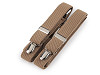 Trouser Braces / Suspenders width 2.5 cm length 125 cm X-Back