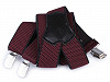 Bretelles de pantalon, largeur 3,5 cm, longueur 120 cm, dos en Y
