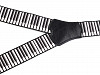 Trouser Braces / Suspenders Musical width 4 cm length 120 cm