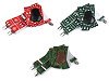 Christmas Trouser Braces / Suspenders width 3.5 cm length 120 cm