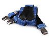 Bretelles de pantalon motif Jean, largeur 4 cm, longueur 120 cm