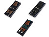 Trouser suspenders with double fastening, width 3.5 cm, length 120 cm, in a box