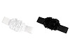 Cintura elastica, con fiori in raso, larghezza: 6 cm