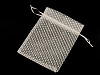 Dárkový pytlík 13x18 cm organza s puntíky