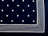 Bavlněný šátek s puntíky 70x70 cm