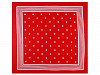 Bavlnená šatka s bodkami 70x70 cm