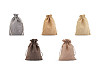 Drawstring Pouch Bag 12.5x17.5 cm Imitation Jute 2nd quality