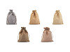 Drawstring Pouch Bag 12.5x17.5 cm Imitation Jute 2nd quality