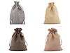 Drawstring Pouch Bag 12.5x17.5 cm Imitation Jute 2nd quality