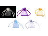 Sac cadeau en organza, 4,5 x 7 cm