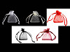 Sac cadeau en organza, 4,5 x 7 cm