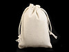 Linen / Flax Gift Bag 8x11 cm