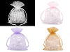 Sacchetto regalo, in organza, dimensioni: 13 x 18 cm
