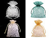 Sacchetto regalo, in organza, dimensioni: 13 x 18 cm