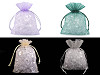 Sacchetto regalo, in organza, dimensioni: 13 x 18 cm