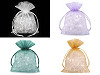 Sacchetto regalo, in organza, dimensioni: 13 x 18 cm