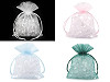 Sacchetto regalo, in organza, dimensioni: 13 x 18 cm