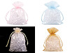 Sacchetto regalo, in organza, dimensioni: 13 x 18 cm
