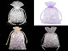 Sacchetto regalo, in organza, dimensioni: 13 x 18 cm