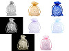 Sac cadeau en organza, 10 x 15 cm