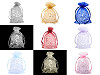 Sac cadeau en organza, 10 x 15 cm