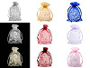 Sacchetto regalo, in organza, dimensioni: 10 x 15 cm