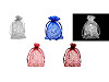 Bolsa de regalo de organza 10x15 cm