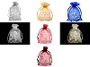 Sacchetto regalo, in organza, dimensioni: 10 x 15 cm