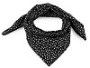 Bavlněný šátek s květy 65x65 cm