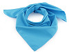 Cotton Plain Neckerchief Scarf 65x65 cm